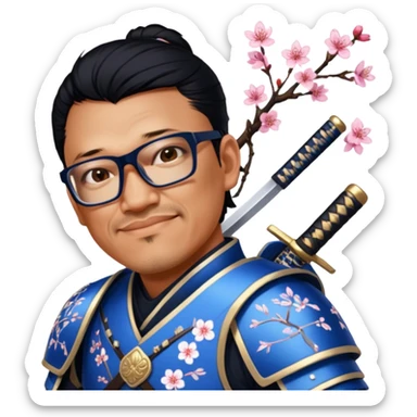 Samurai Warrior sticker