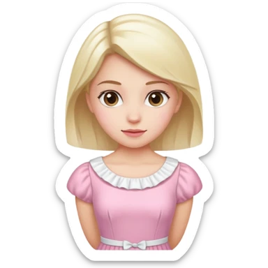 make catholic with very girly pink tones. sticker