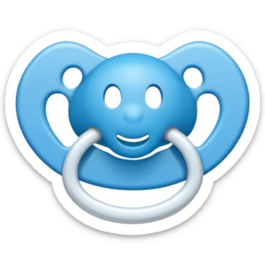 Chupeta azul sticker