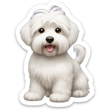 Bichon Havanese dog sticker