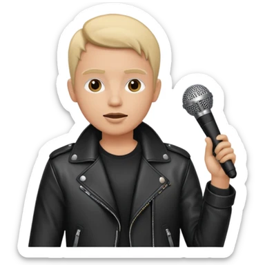 presidente milei rock star sticker