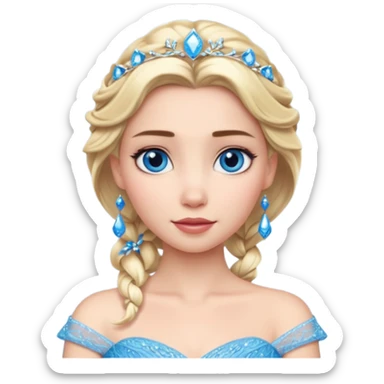 elsa frozen disney sticker