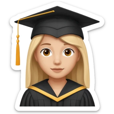 Necesito una egresada de la universidad  sticker