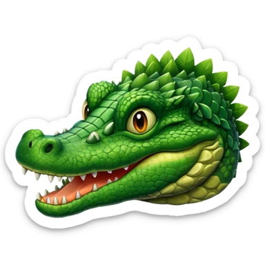 Hairy crocodile  sticker