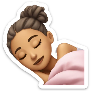 Ariana Grande sleeping sticker