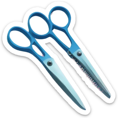 Two lesbian scissors sticker