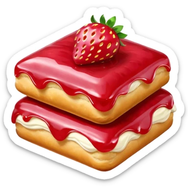 Strawberry Glaze Pastries
 sticker
