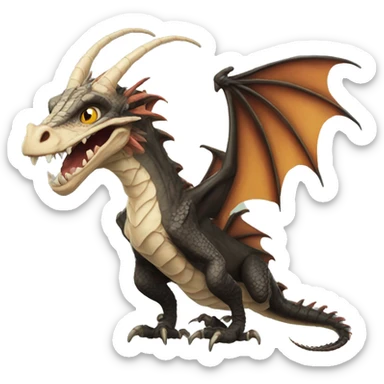 hungarian horntail sticker