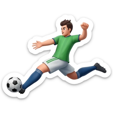 soccer tackle slide sticker