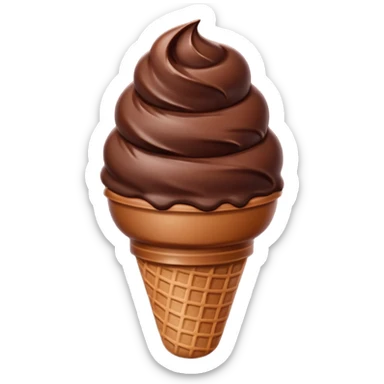 sorvete chocolate sticker
