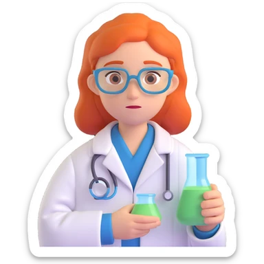 scientist sticker