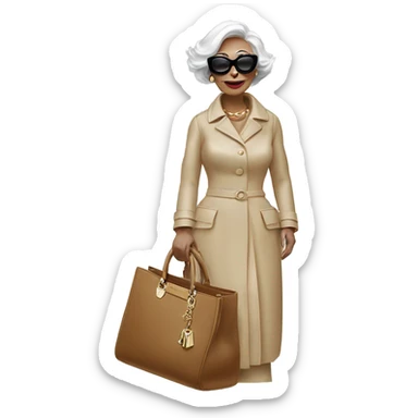bag lady dior sticker