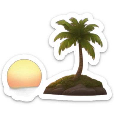 Coucher de soleil sticker