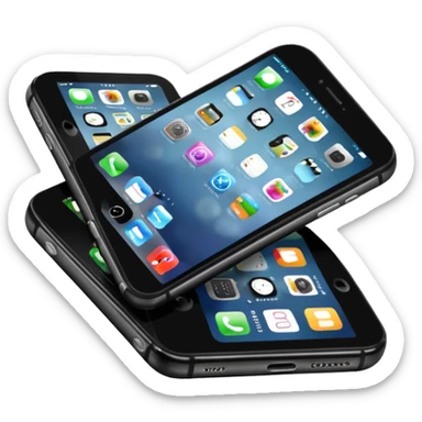 Iphone spento frontale sticker