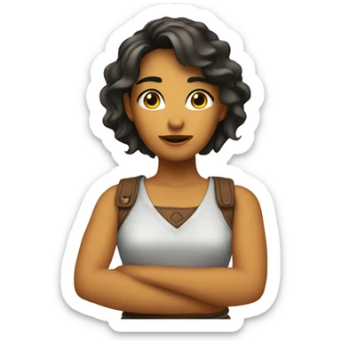 Chica pero tímida  sticker