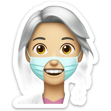 dentista mujer sticker