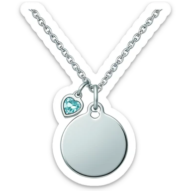 Tiffany tag choker necklace return to Tiffany sticker