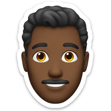 man with makeup on  sticker