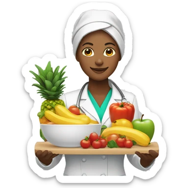 nutricionista mulher] sticker