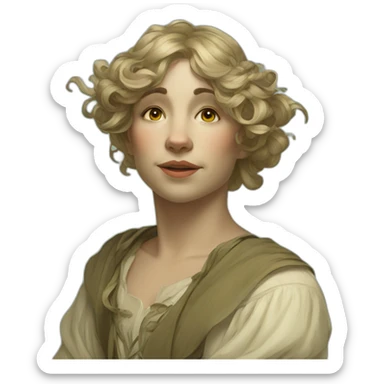 Mucha hambre sticker