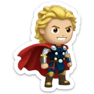Thor thunder sticker
