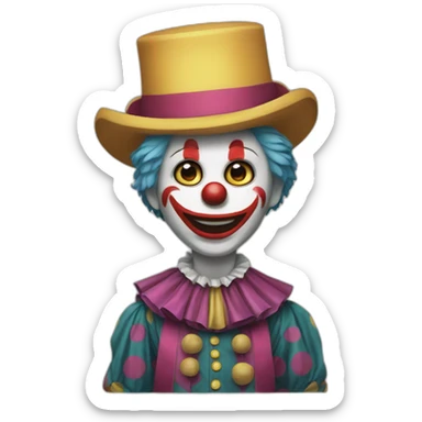 Ryomen Sukuna Clown sticker