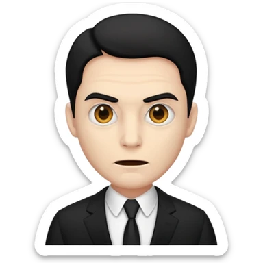 fifth member of the beetles band really scary sticker