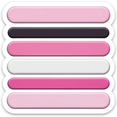 mix light pink dark pink and white girly internet seach bar with www. logo sticker