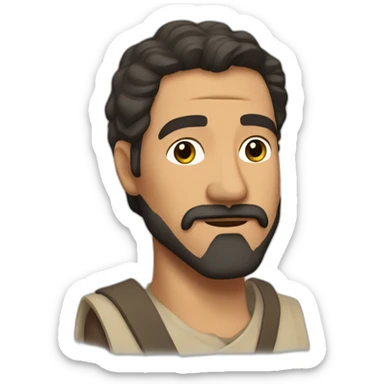 Rey mago melchor sticker