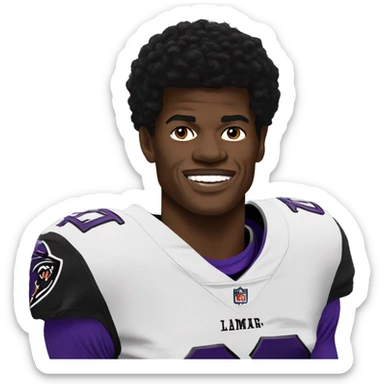 lamar jackson sticker