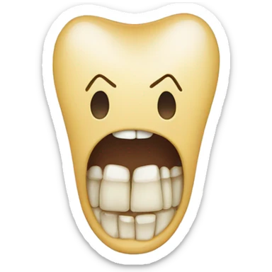 central incisor sticker