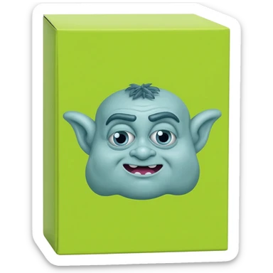 Box of Troll cookies sticker