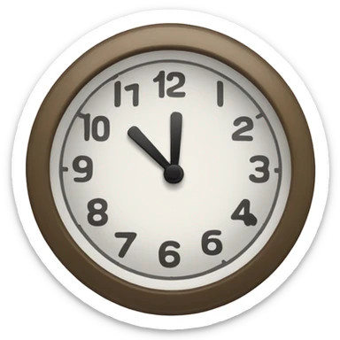 clock sticker