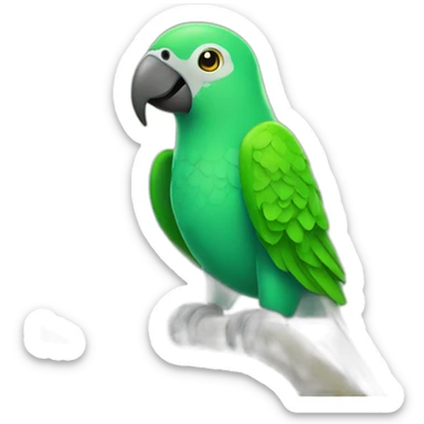 hydro parrot sticker