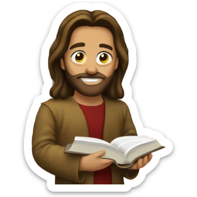 Jesus at the library sticker