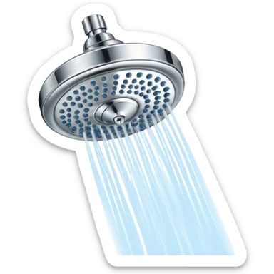 shower head sticker