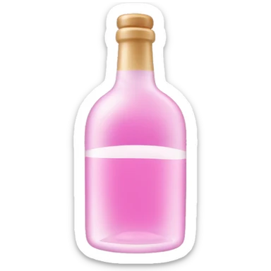 girly alcohol bottle sticker