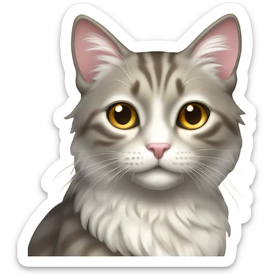 Million dollar cat sticker