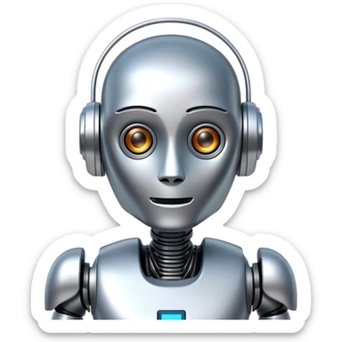 A teacher robot sticker