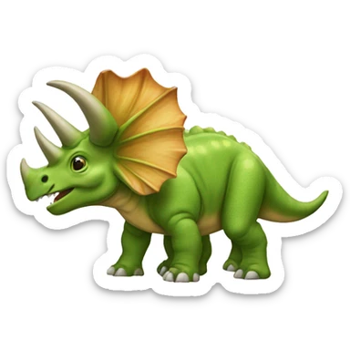 Triceratops dinosaurs sticker