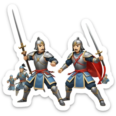 war between qing empire and mongolia sticker