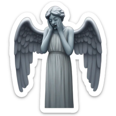 Weeping angel sticker