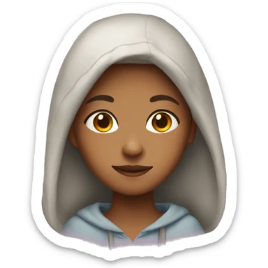 A Cozy Teenager Girl sticker