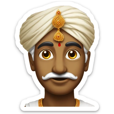 Vaishnavism tilak without people face only tilak sticker