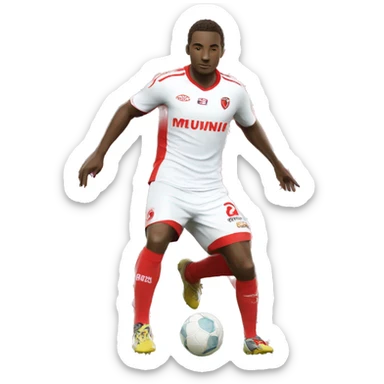 a footballer  that plays for Stade Brestois 29 sticker