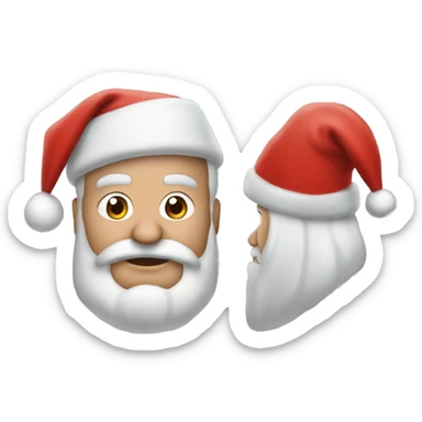 Andy Reid Santa emoji  sticker