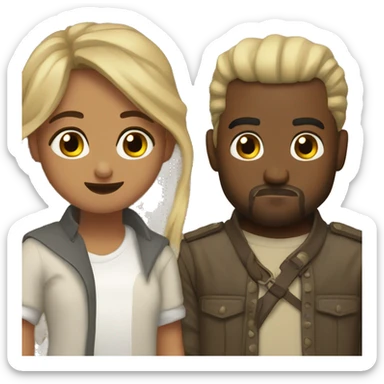 bound 2 kanye sticker