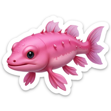 Axolotl sticker