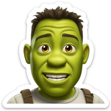 Shrek will smith sticker