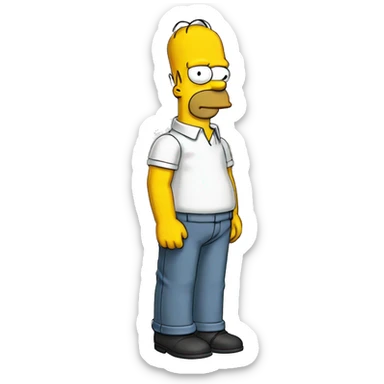 simpson sticker